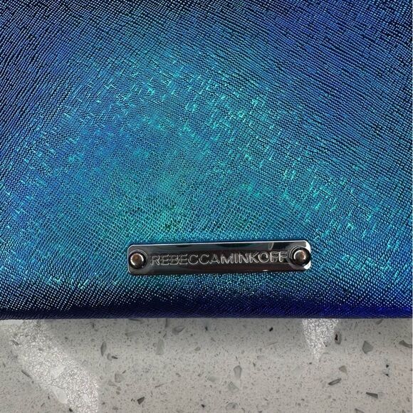 Rebecca Minkoff Irredescent Blue Wallet - Picture 3 of 7
